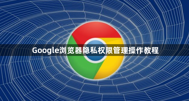 Google浏览器隐私权限管理操作教程1