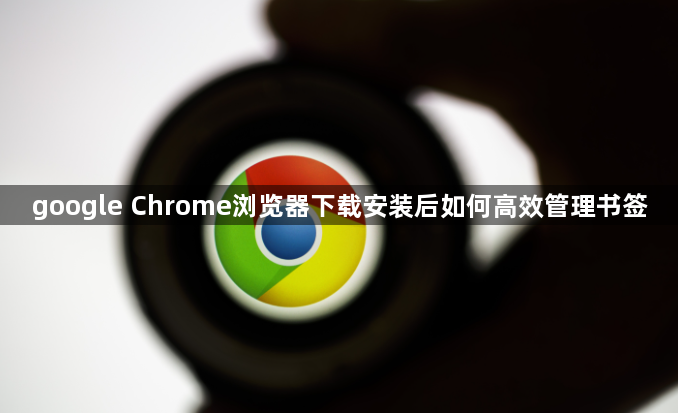 google Chrome浏览器下载安装后如何高效管理书签1