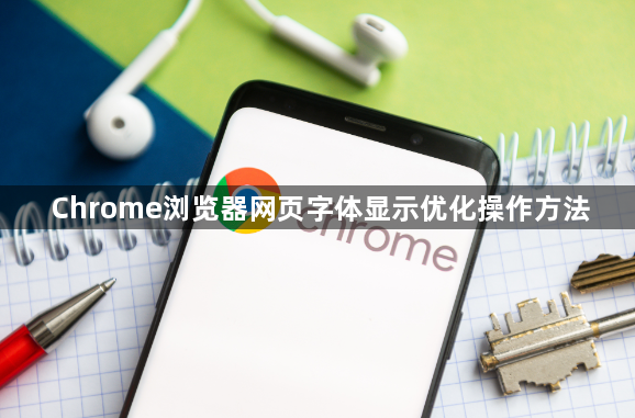 Chrome浏览器网页字体显示优化操作方法1