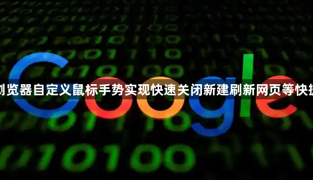 谷歌浏览器自定义鼠标手势实现快速关闭新建刷新网页等快捷操作1