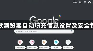 谷歌浏览器自动填充信息设置及安全管理1