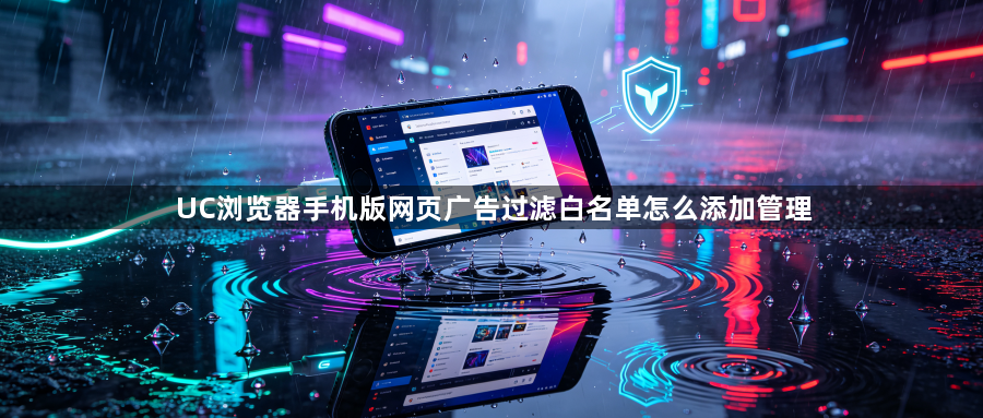 UC浏览器手机版网页广告过滤白名单怎么添加管理1