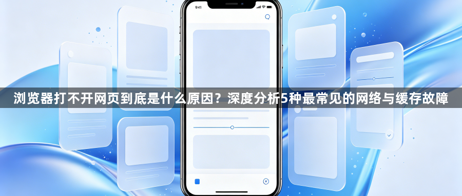 浏览器打不开网页到底是什么原因？深度分析5种最常见的网络与缓存故障1