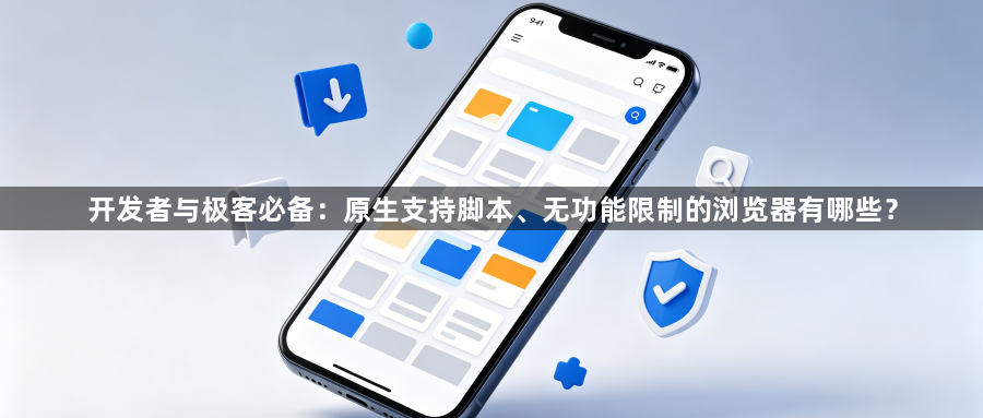 开发者与极客必备：原生支持脚本、无功能限制的浏览器有哪些？1