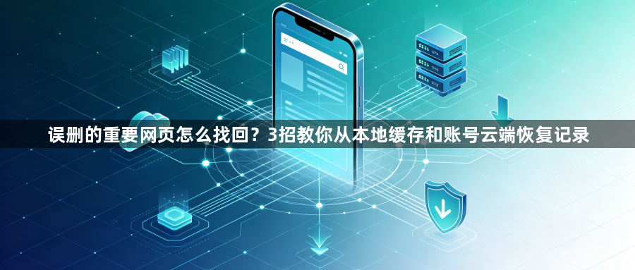 误删的重要网页怎么找回？3招教你从本地缓存和账号云端恢复记录1