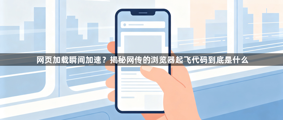 网页加载瞬间加速？揭秘网传的浏览器起飞代码到底是什么1