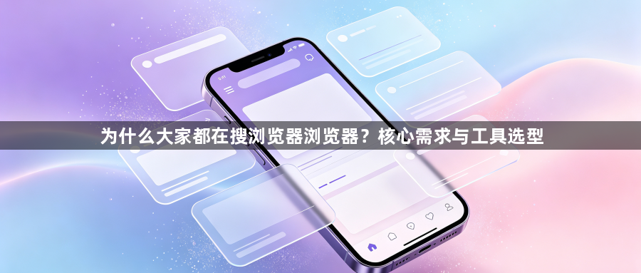 为什么大家都在搜浏览器浏览器？核心需求与工具选型1